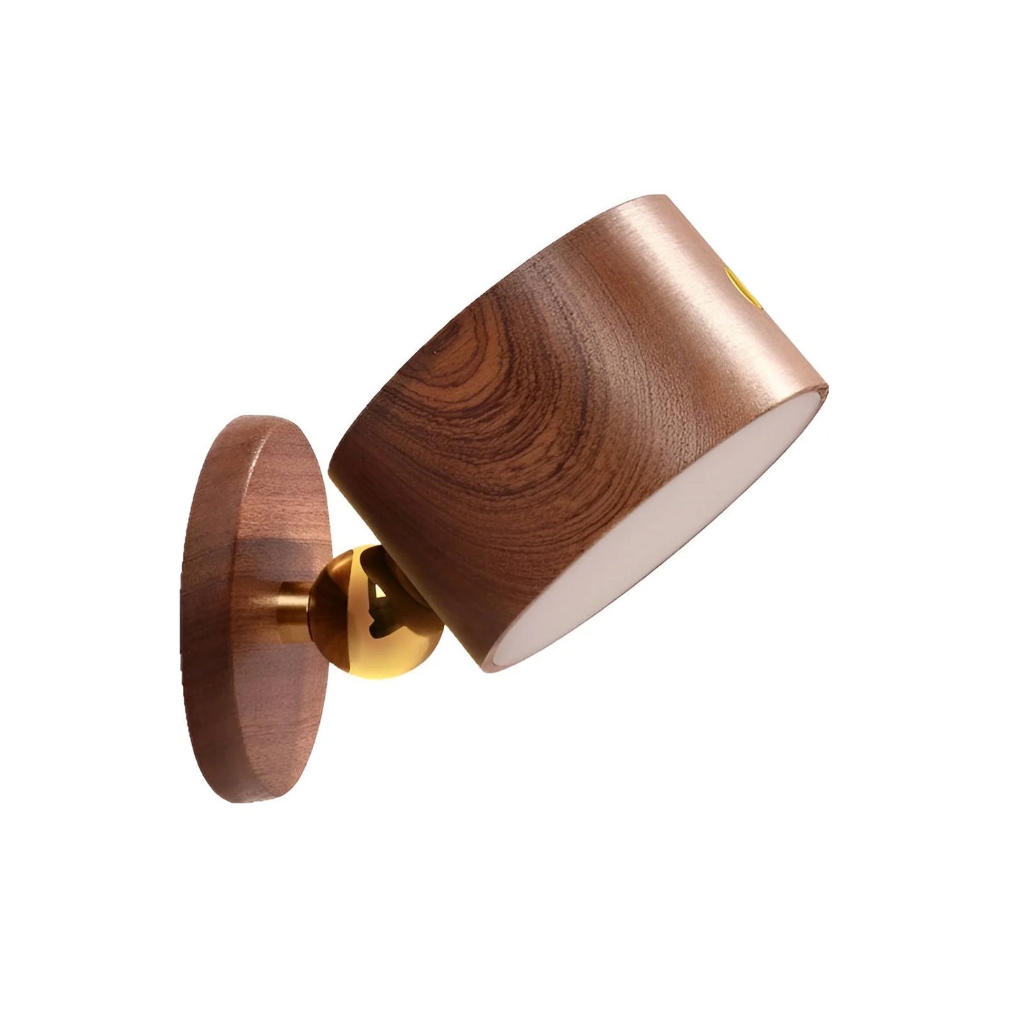 Walnut Magnetic Rechargeable Portable Motion Senseor Wall Lamp