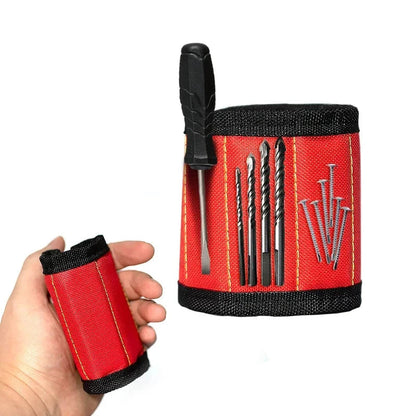 Strong Magnetic Wristband – Portable Tool Bag for Holding Screws, Nails, Nuts, Bolts, and Drill Bits