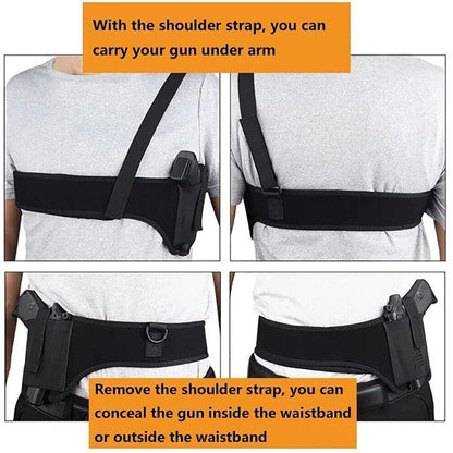 Tactical Concealed Carry Shoulder Waist Pistol Hand Gun Holder Holster Pouch US